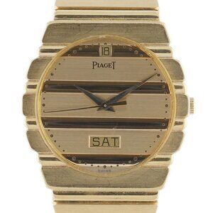 Piaget Polo Day-Date 18K Solid Yellow Gold Ladies Watch